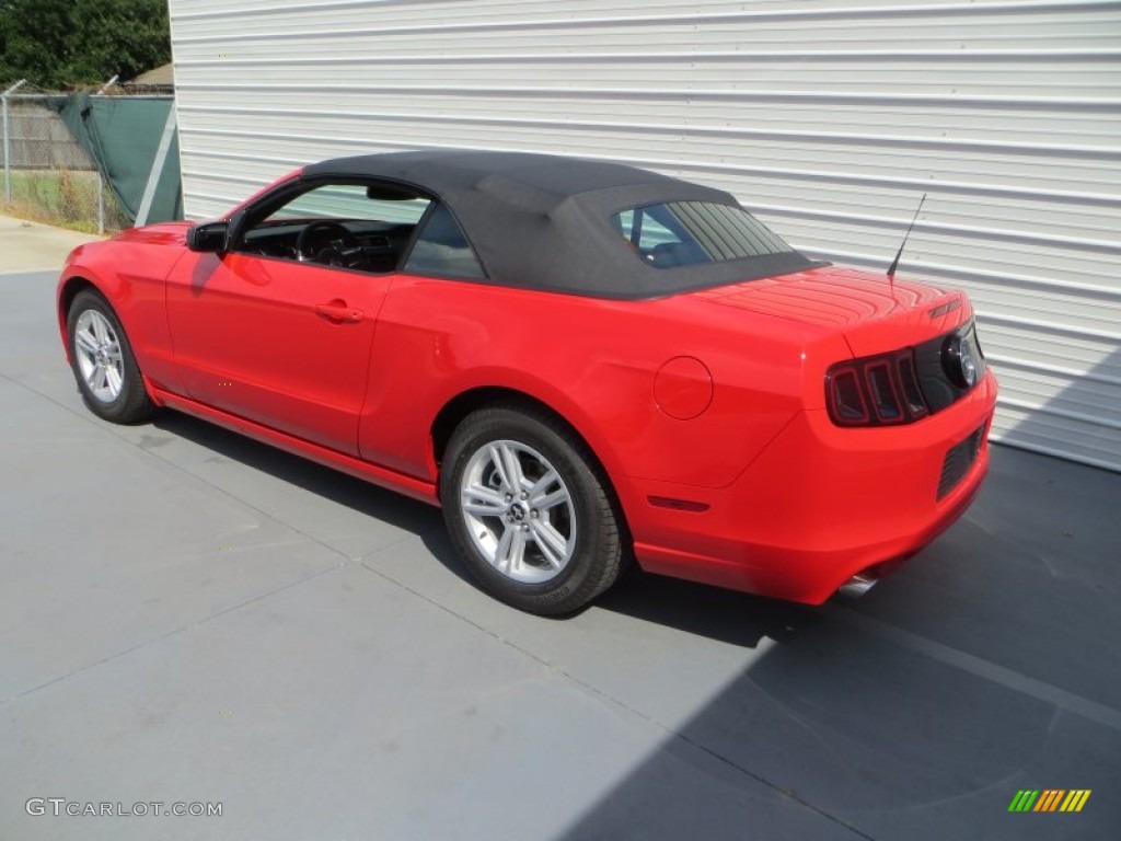Race Red 2014 Ford Mustang V6 Convertible Exterior Photo #84891554