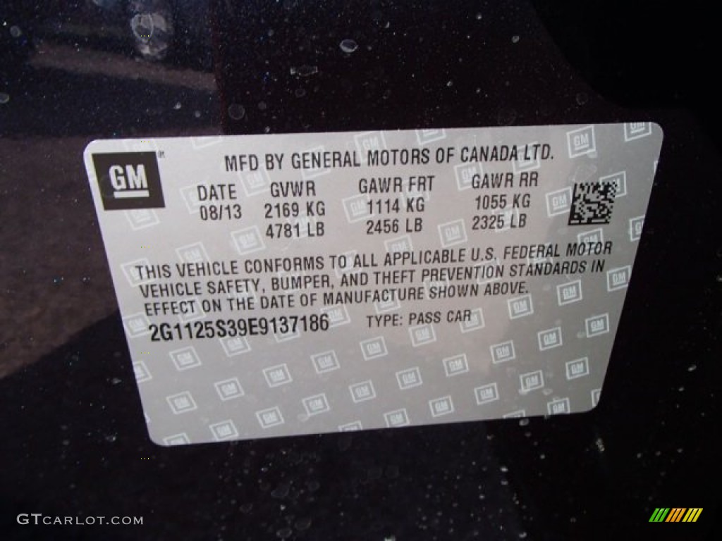 2014 Impala LT - Blue Ray Metallic / Jet Black photo #20