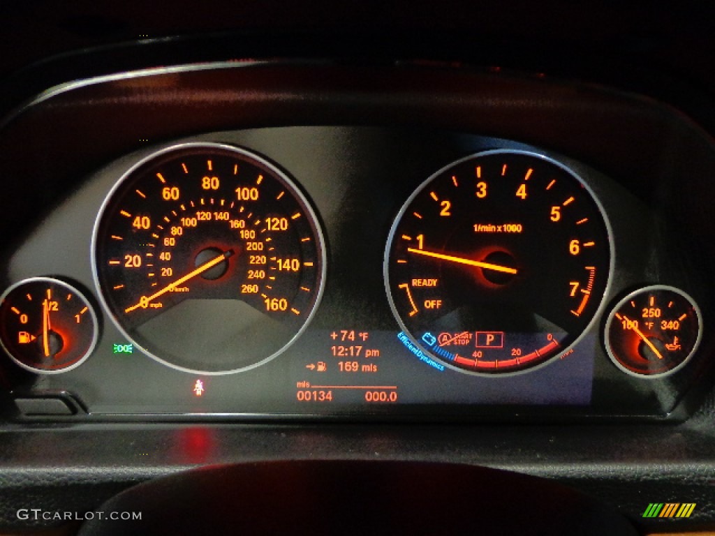 2013 BMW 3 Series 328i xDrive Sedan Gauges Photo #84894845