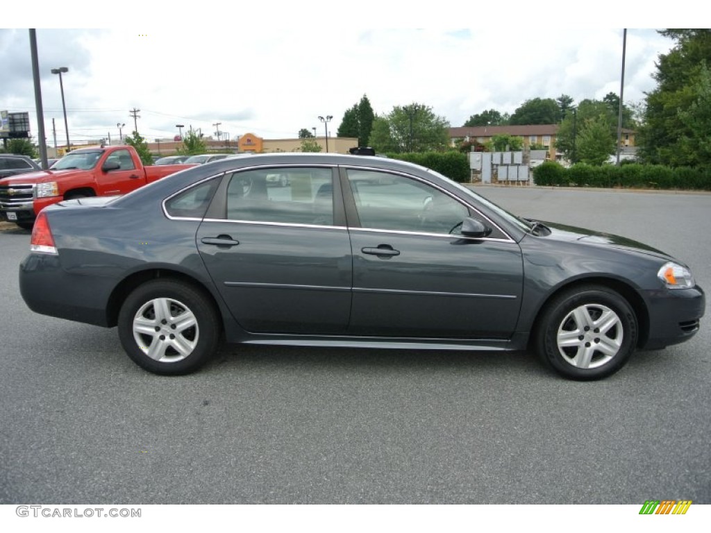 2011 Impala LS - Cyber Gray Metallic / Ebony photo #3