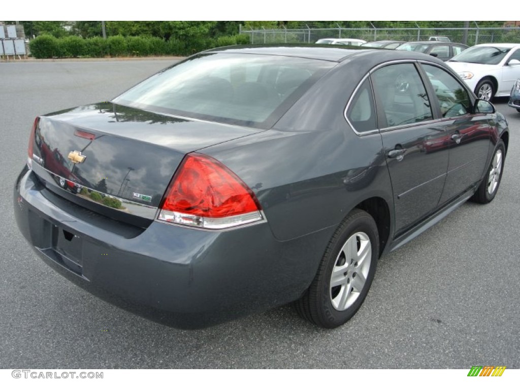 2011 Impala LS - Cyber Gray Metallic / Ebony photo #4