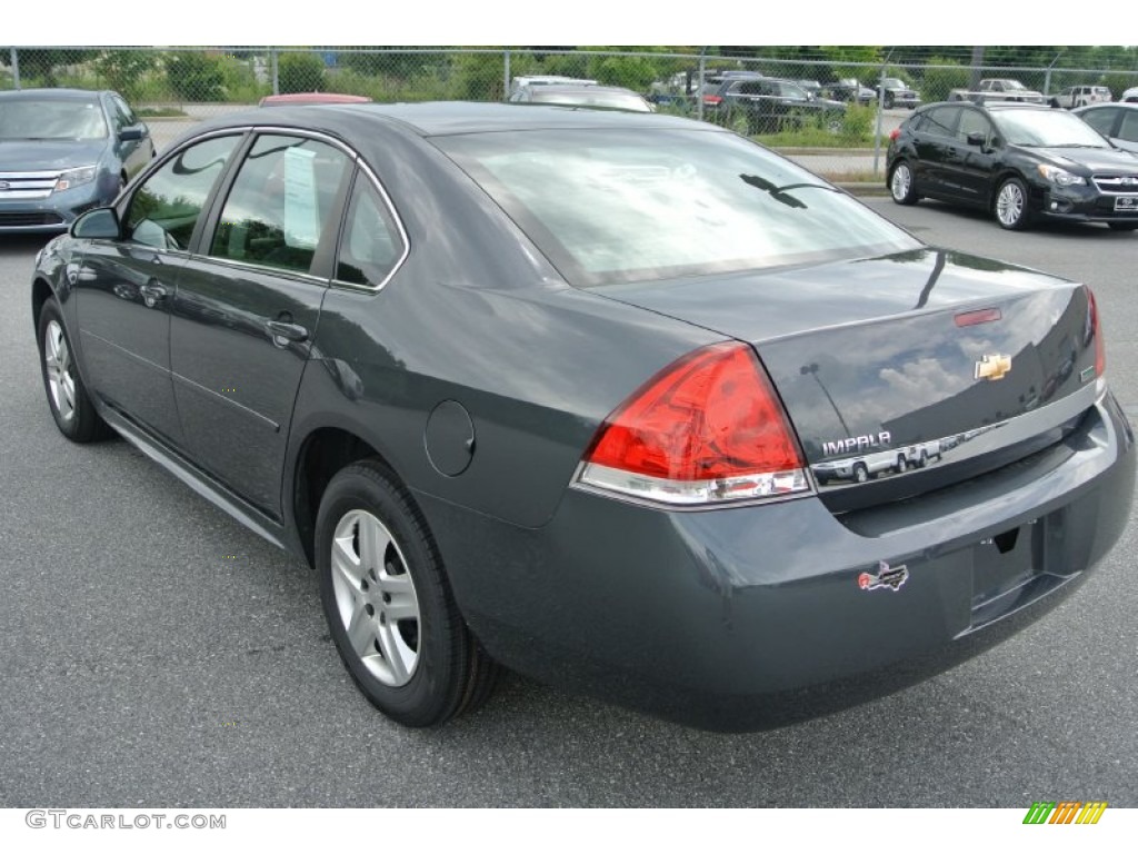 2011 Impala LS - Cyber Gray Metallic / Ebony photo #5