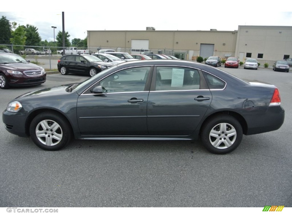 2011 Impala LS - Cyber Gray Metallic / Ebony photo #6