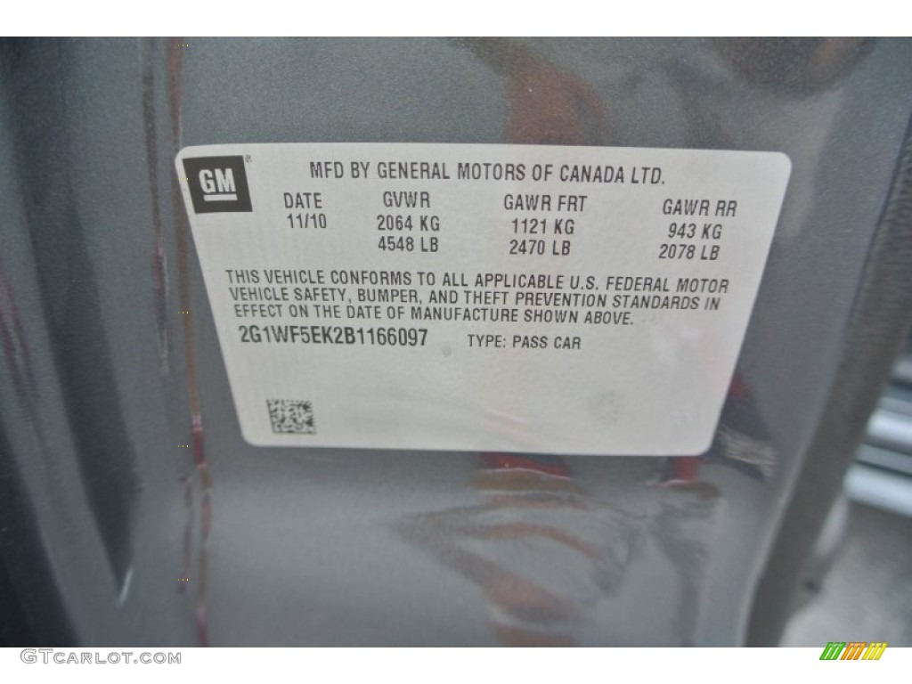 2011 Impala LS - Cyber Gray Metallic / Ebony photo #7