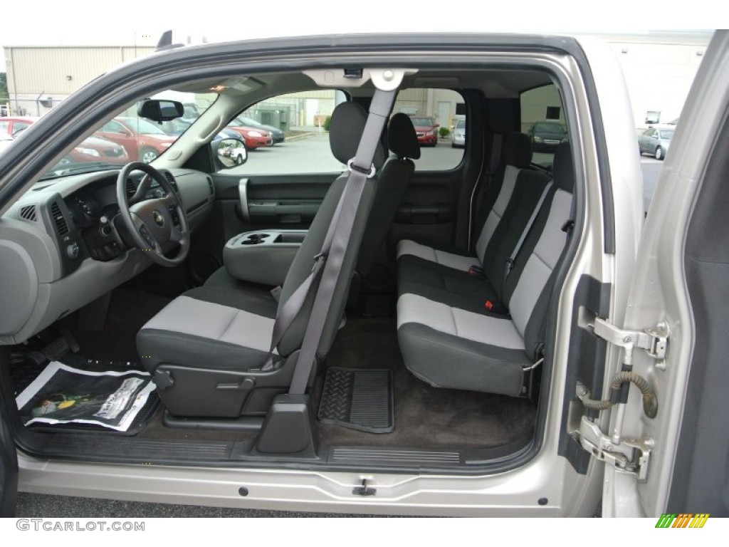 2009 Silverado 1500 LS Extended Cab - Silver Birch Metallic / Dark Titanium photo #16