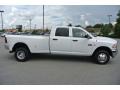 2011 Bright White Dodge Ram 3500 HD SLT Crew Cab 4x4 Dually  photo #3