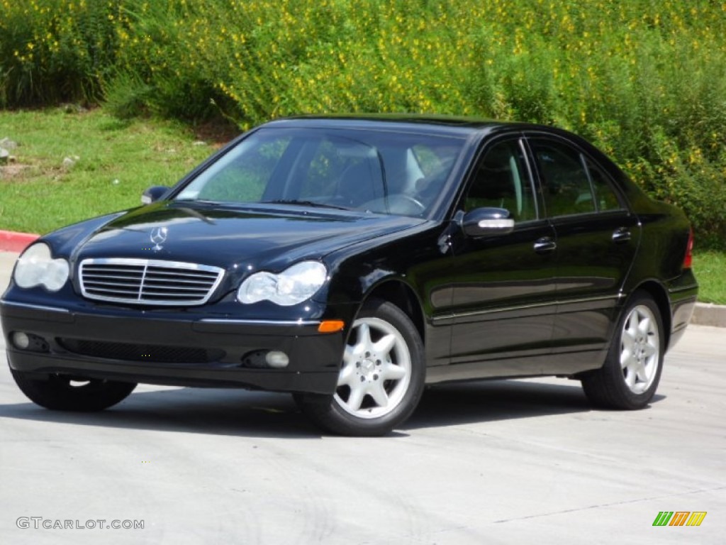 2003 C 240 Sedan - Black / Charcoal photo #1