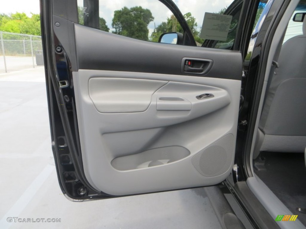 2013 Toyota Tacoma TSS Double Cab 4x4 Graphite Door Panel Photo #84897407