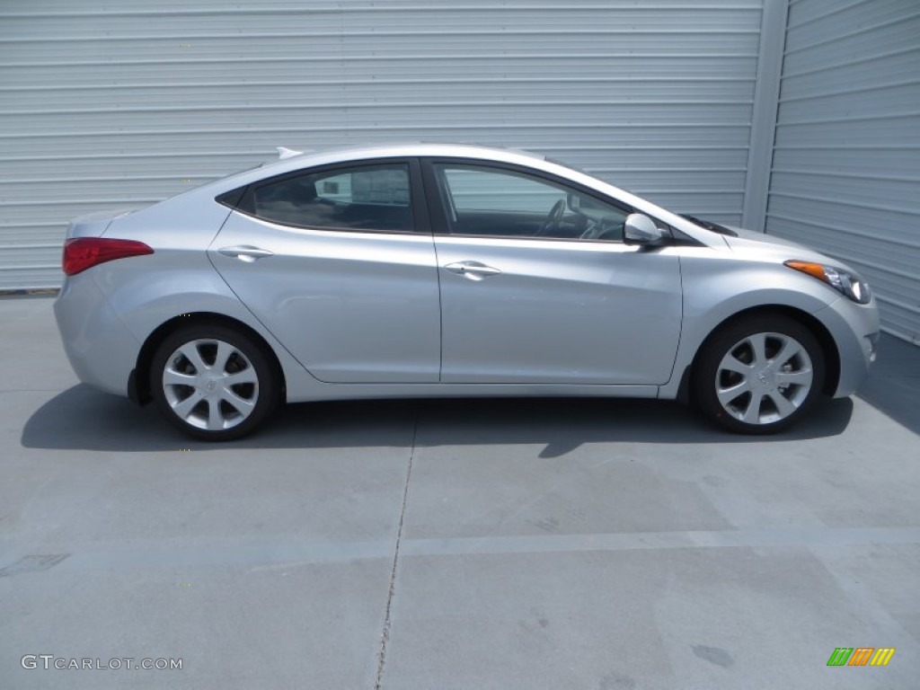 2013 Elantra Limited - Silver / Black photo #2