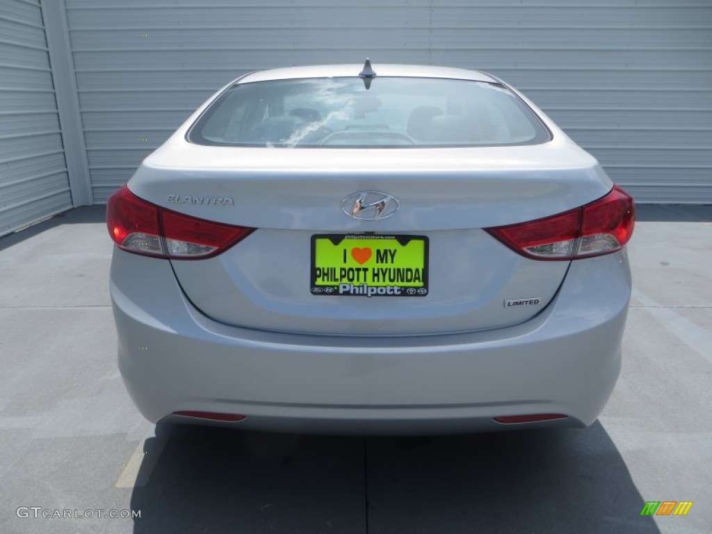 2013 Elantra Limited - Silver / Black photo #4