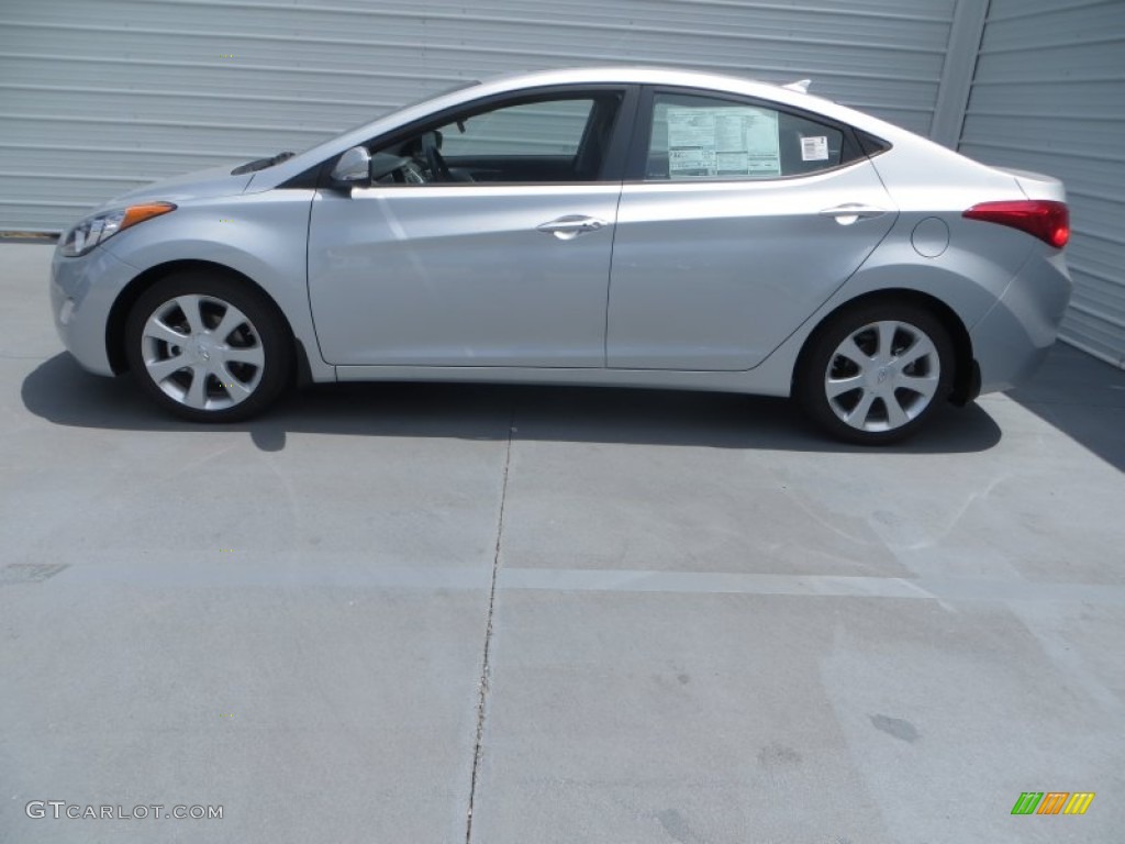 2013 Elantra Limited - Silver / Black photo #9