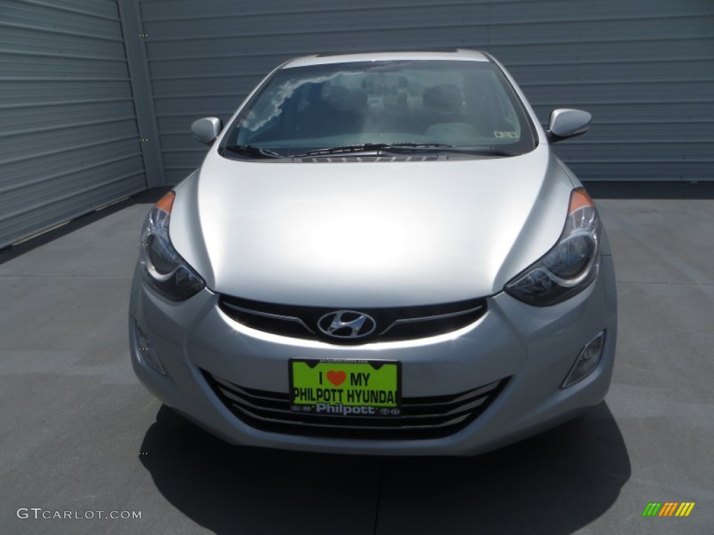 2013 Elantra Limited - Silver / Black photo #11