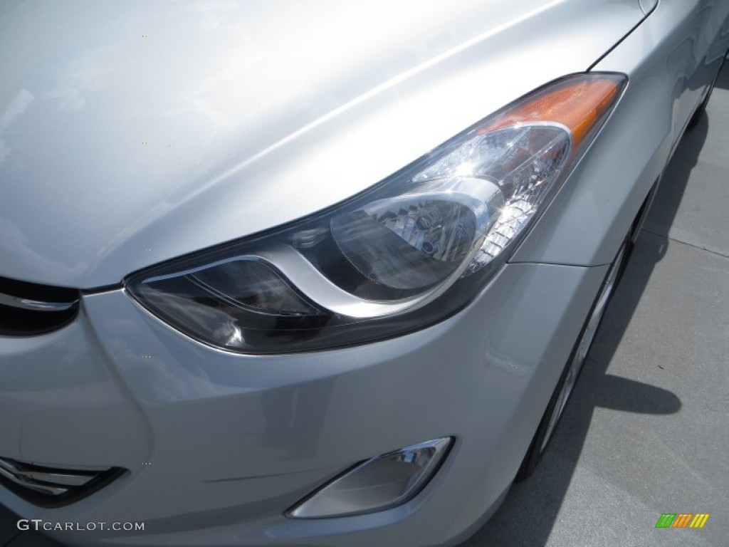 2013 Elantra Limited - Silver / Black photo #12