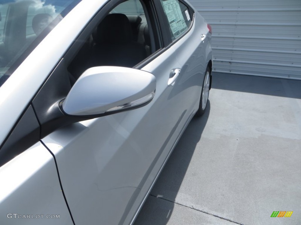 2013 Elantra Limited - Silver / Black photo #15