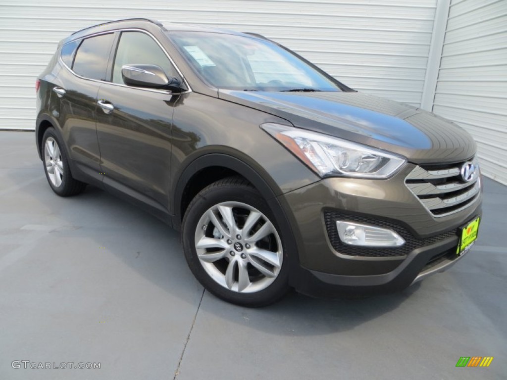 2013 Santa Fe Sport 2.0T - Cabo Bronze / Black photo #2