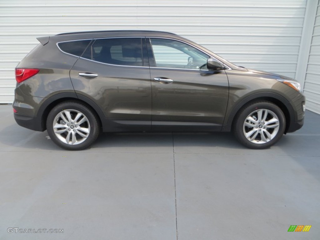 2013 Santa Fe Sport 2.0T - Cabo Bronze / Black photo #3