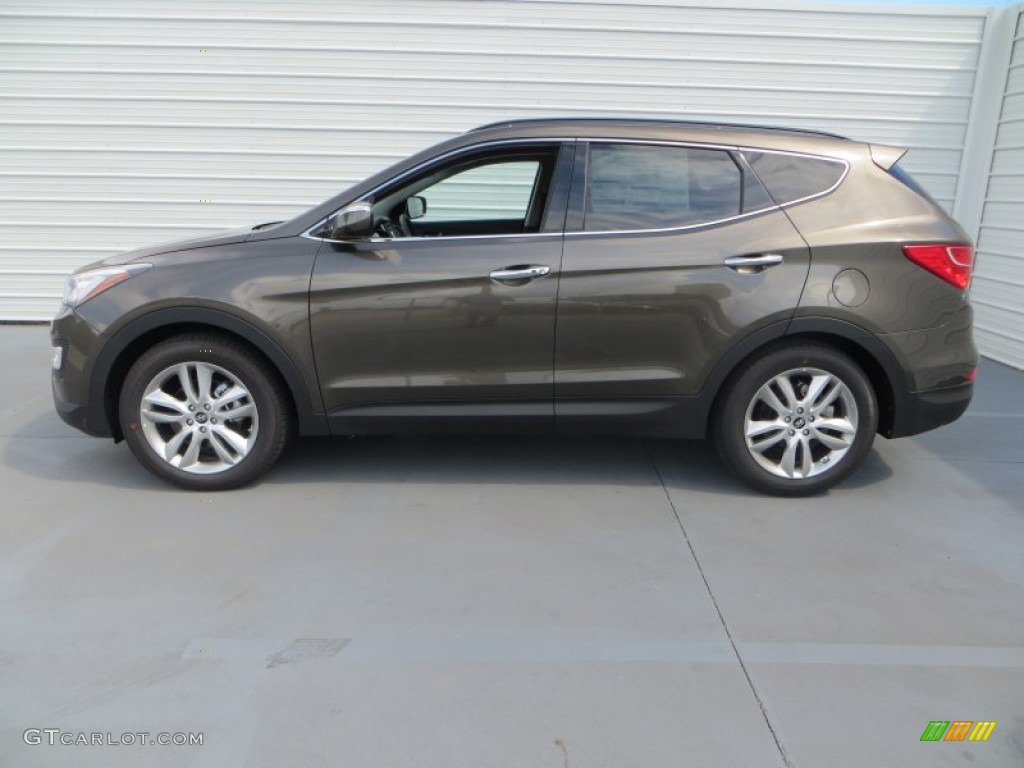 2013 Santa Fe Sport 2.0T - Cabo Bronze / Black photo #6