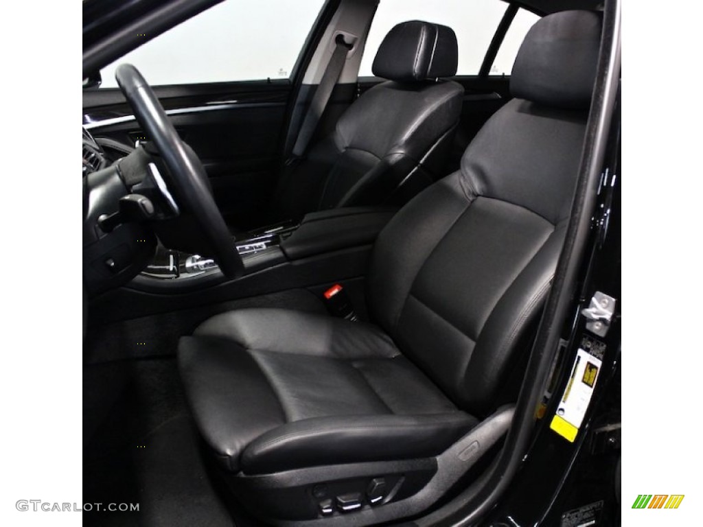Black Interior 2011 BMW 5 Series 535i Sedan Photo #84898979