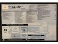 2010 Mercedes-Benz GL 450 4Matic Window Sticker