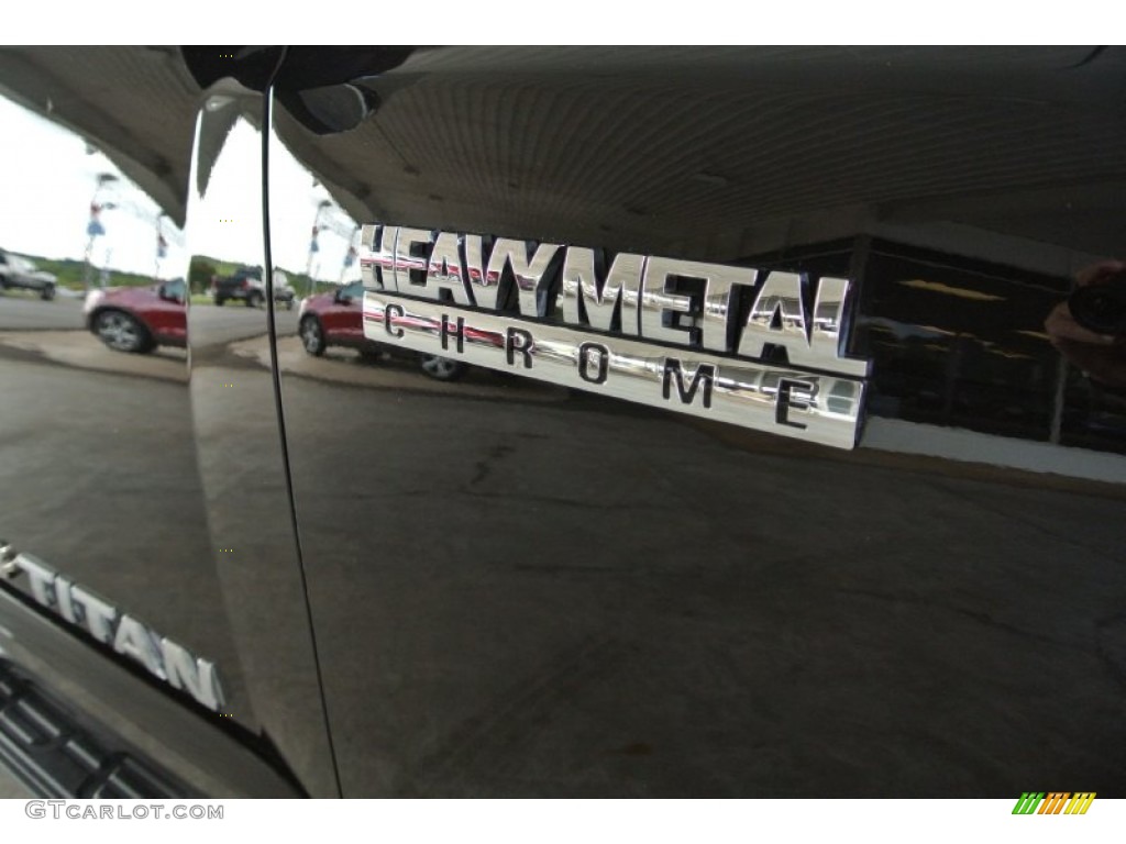 2012 Nissan Titan SV Heavy Metal Chrome Edition Crew Cab Marks and Logos Photos