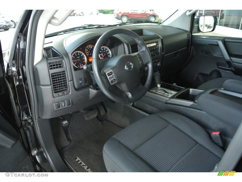 2012 Nissan Titan SV Heavy Metal Chrome Edition Crew Cab Interior Color Photos