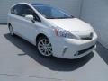 2013 Blizzard White Pearl Toyota Prius v Five Hybrid  photo #2