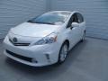 2013 Blizzard White Pearl Toyota Prius v Five Hybrid  photo #7