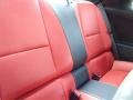 2010 Chevrolet Camaro Black/Inferno Orange Interior Rear Seat Photo