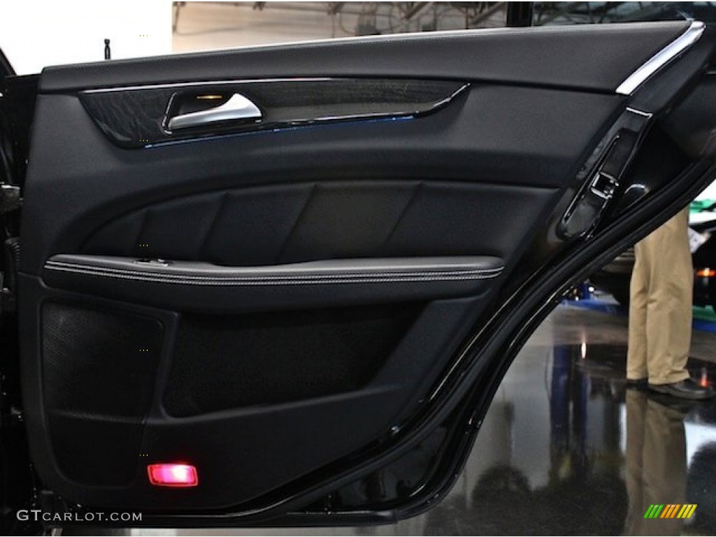 2013 Mercedes-Benz CLS 550 4Matic Coupe Black Door Panel Photo #84902213