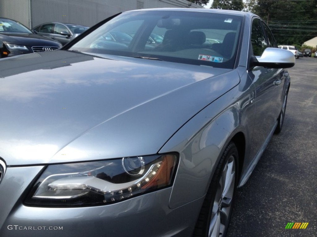 2011 S4 3.0 quattro Sedan - Quartz Grey Metallic / Black photo #3