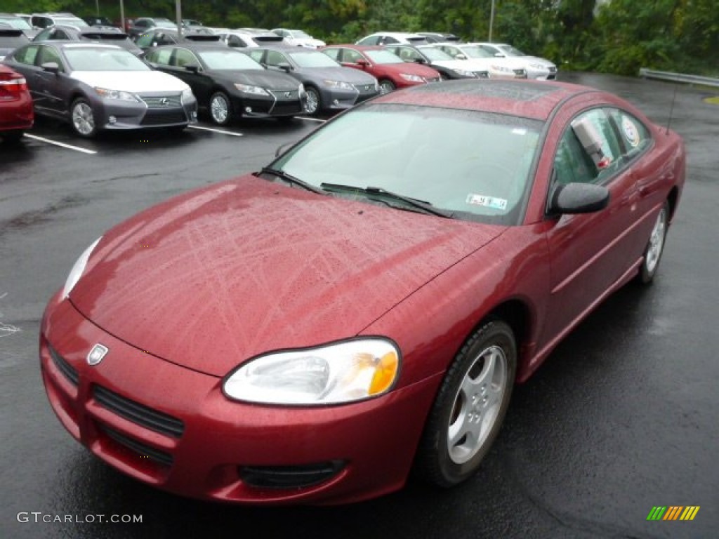 Ruby Red Pearl 2002 Dodge Stratus SE Coupe Exterior Photo #84902468