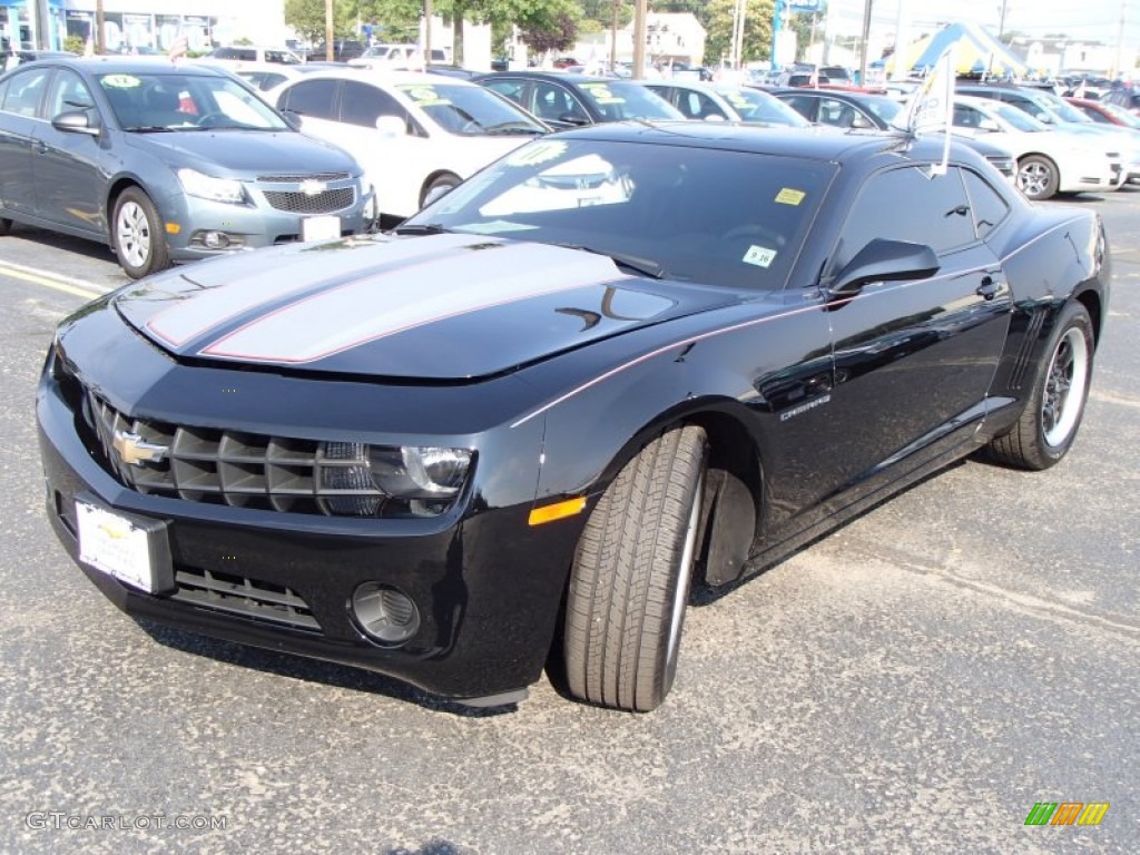 2011 Camaro LS Coupe - Black / Black photo #1