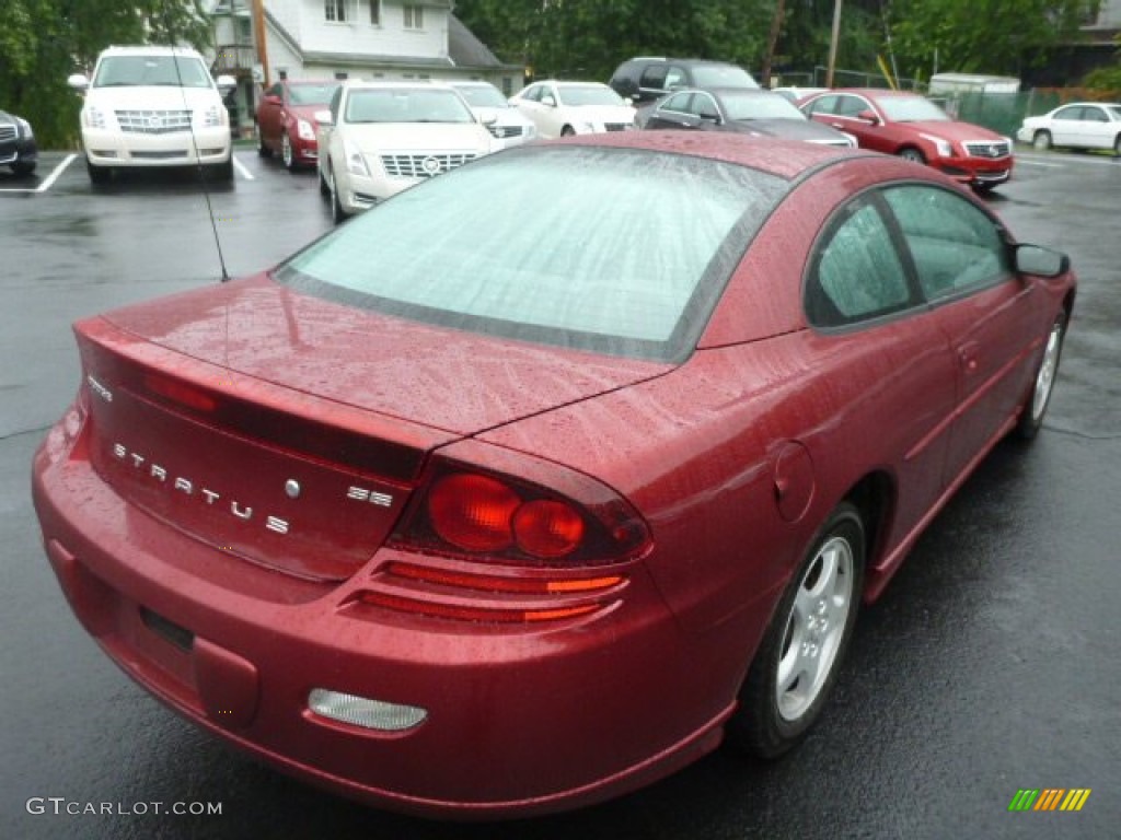 Ruby Red Pearl 2002 Dodge Stratus SE Coupe Exterior Photo #84902606