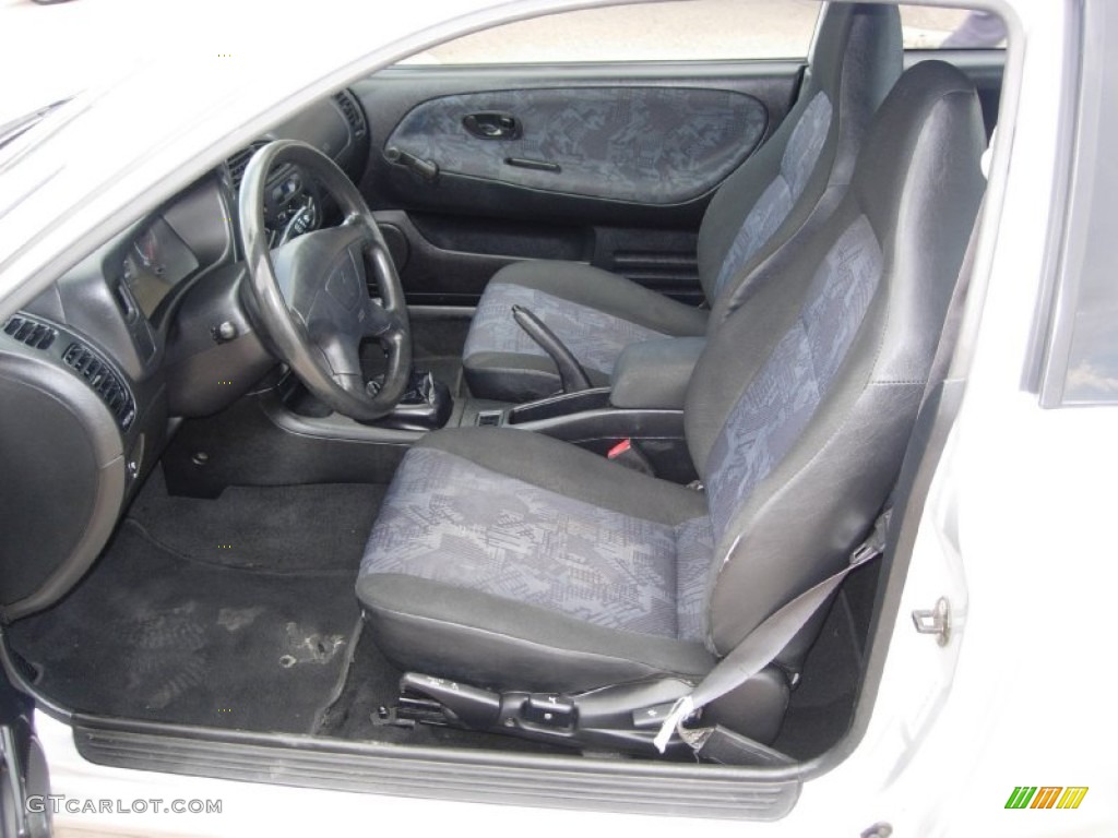 Black Interior 2000 Mitsubishi Mirage DE Coupe Photo #84903416