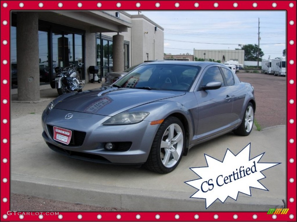 2004 RX-8 Grand Touring - Sunlight Silver Metallic / Black/Chapparal photo #1