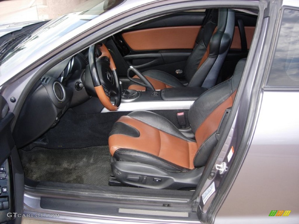 2004 RX-8 Grand Touring - Sunlight Silver Metallic / Black/Chapparal photo #7