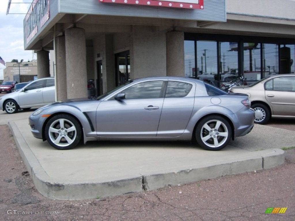 2004 RX-8 Grand Touring - Sunlight Silver Metallic / Black/Chapparal photo #11