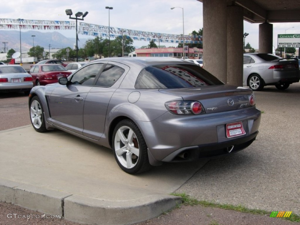 2004 RX-8 Grand Touring - Sunlight Silver Metallic / Black/Chapparal photo #13