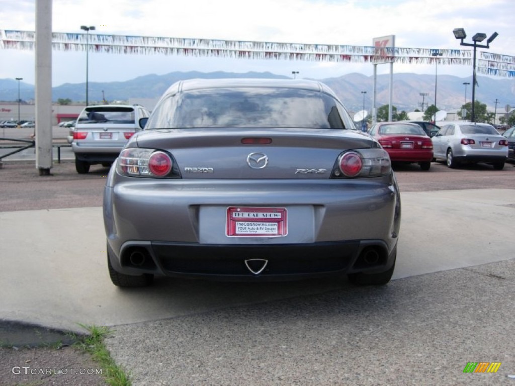 2004 RX-8 Grand Touring - Sunlight Silver Metallic / Black/Chapparal photo #14