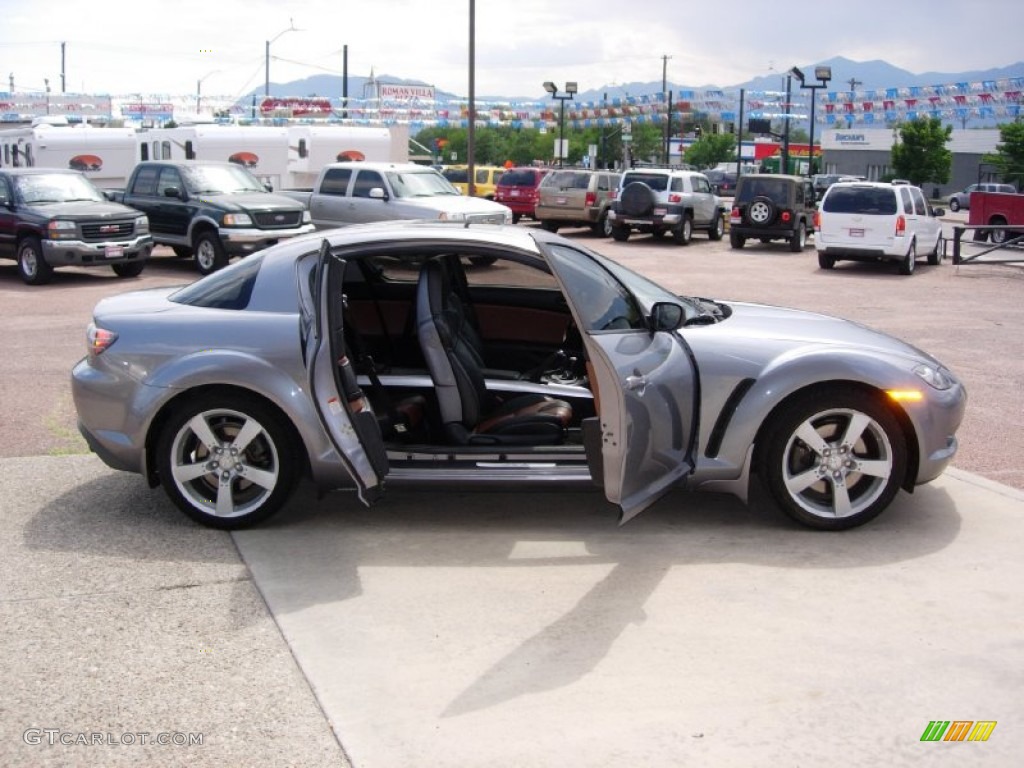 2004 RX-8 Grand Touring - Sunlight Silver Metallic / Black/Chapparal photo #18