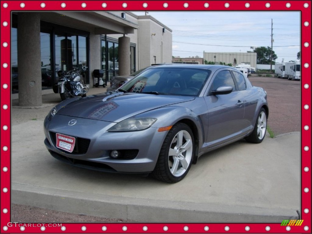 2004 RX-8 Grand Touring - Sunlight Silver Metallic / Black/Chapparal photo #21