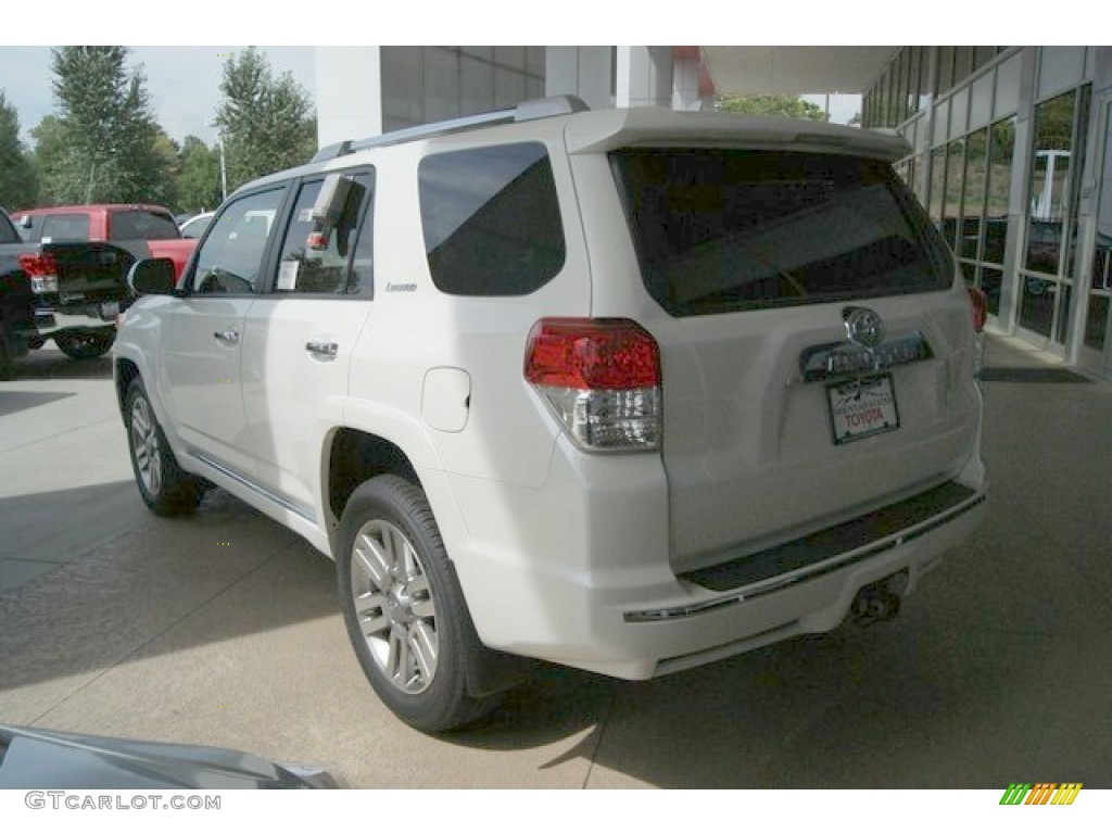 2013 4Runner Limited 4x4 - Blizzard White Pearl / Sand Beige Leather photo #2