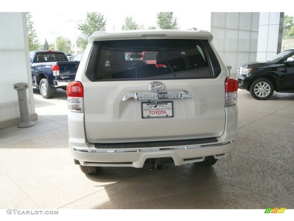 2013 4Runner Limited 4x4 - Blizzard White Pearl / Sand Beige Leather photo #4