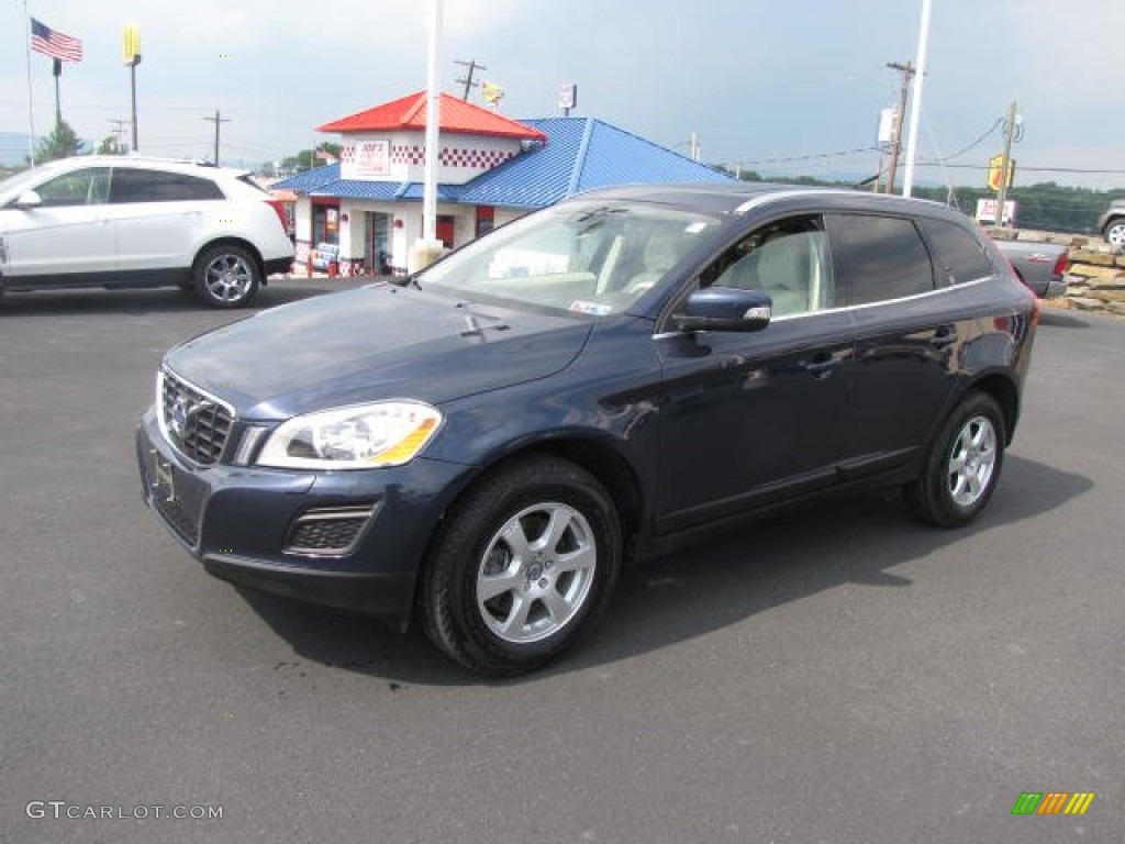 2012 XC60 3.2 AWD - Barrents Blue Metallic / Sandstone Beige/Espresso photo #1