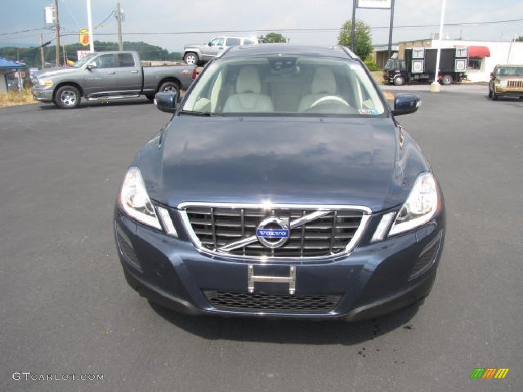 2012 XC60 3.2 AWD - Barrents Blue Metallic / Sandstone Beige/Espresso photo #2