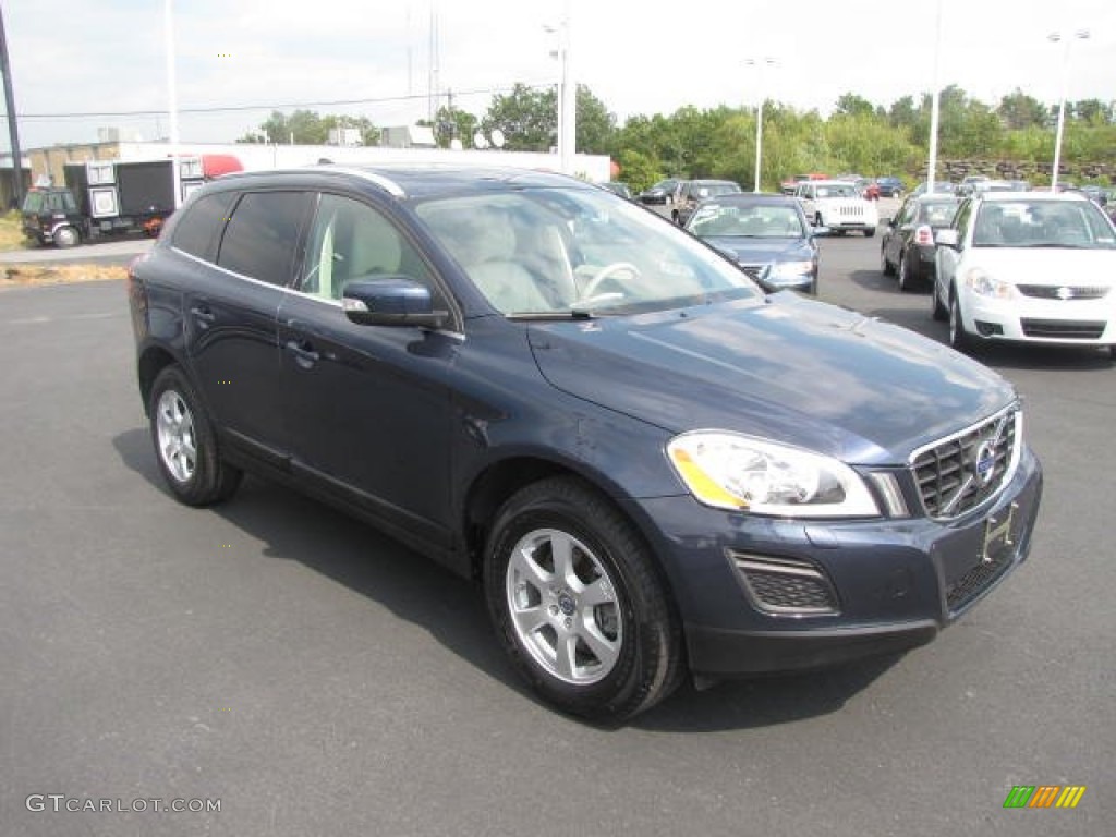 2012 XC60 3.2 AWD - Barrents Blue Metallic / Sandstone Beige/Espresso photo #3