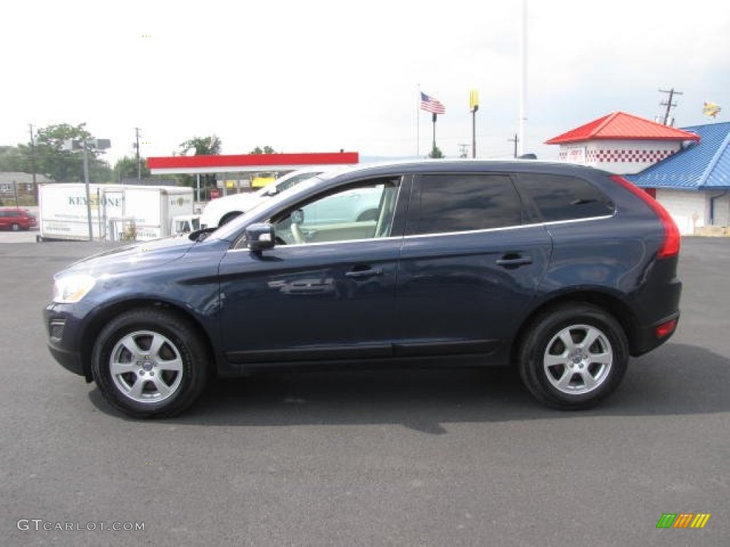 2012 XC60 3.2 AWD - Barrents Blue Metallic / Sandstone Beige/Espresso photo #8