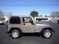 2004 Light Khaki Metallic Jeep Wrangler X 4x4  photo #8