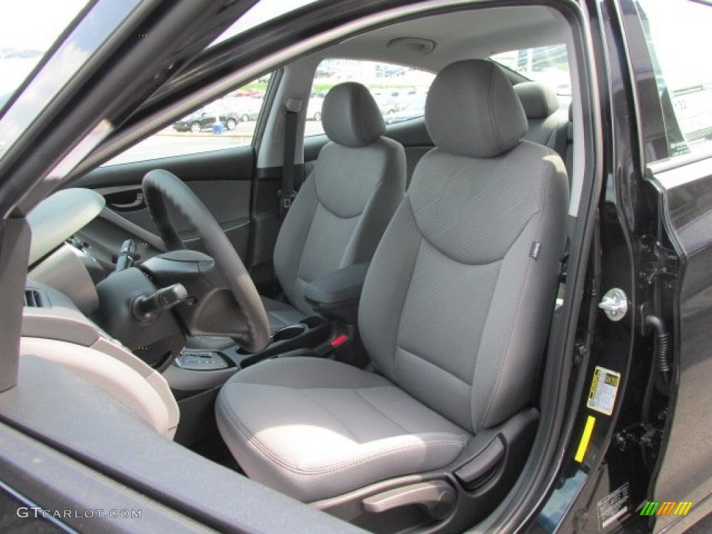 2013 Elantra GLS - Black / Gray photo #6