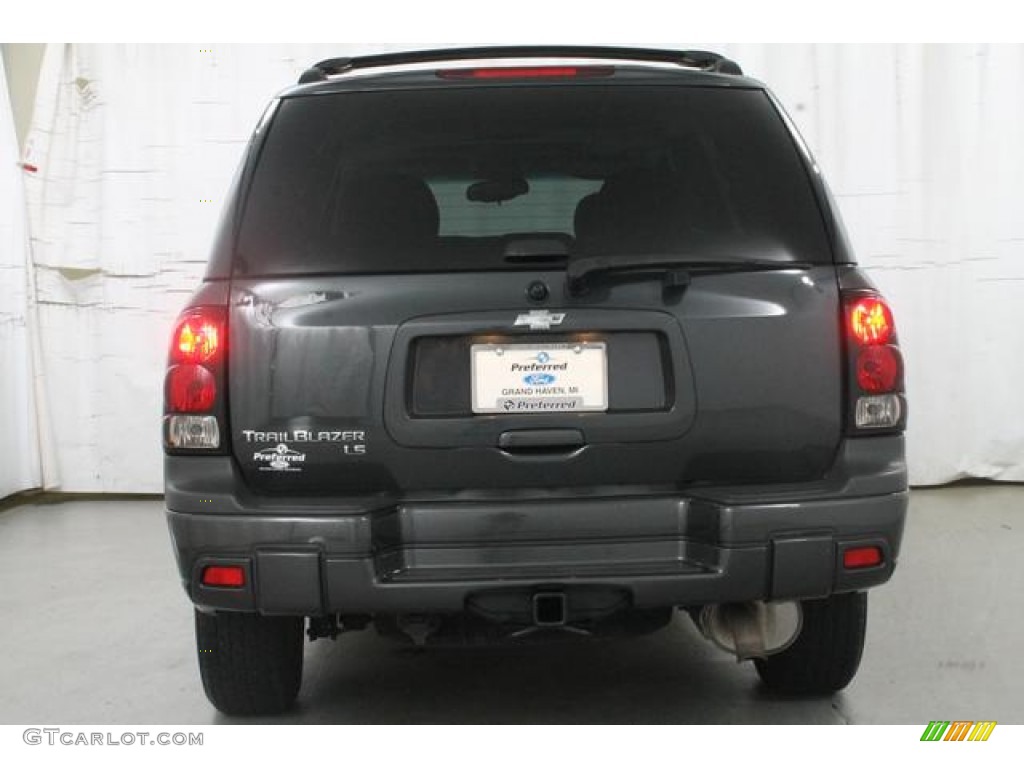 2007 TrailBlazer LS 4x4 - Graphite Metallic / Light Gray photo #8